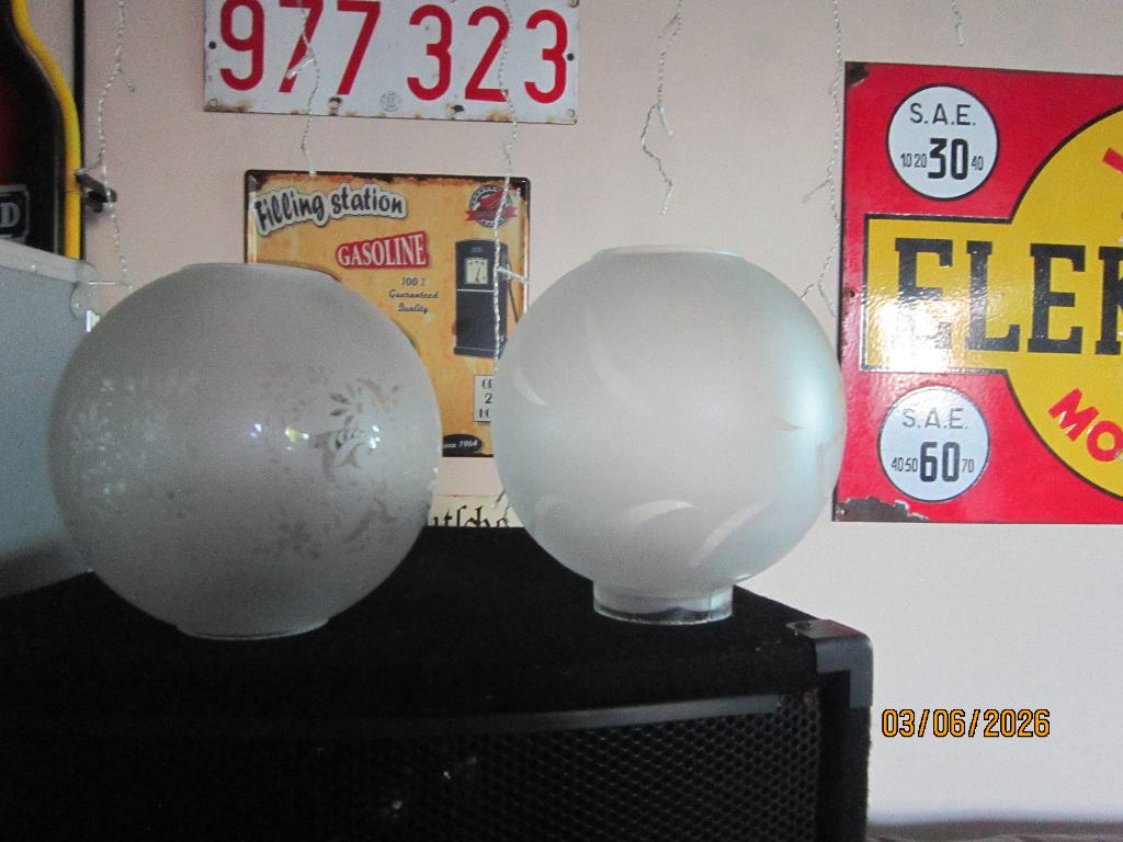 glazen voor napoleon olie lamp, Antiek en Kunst, Antiek | Verlichting, Ophalen