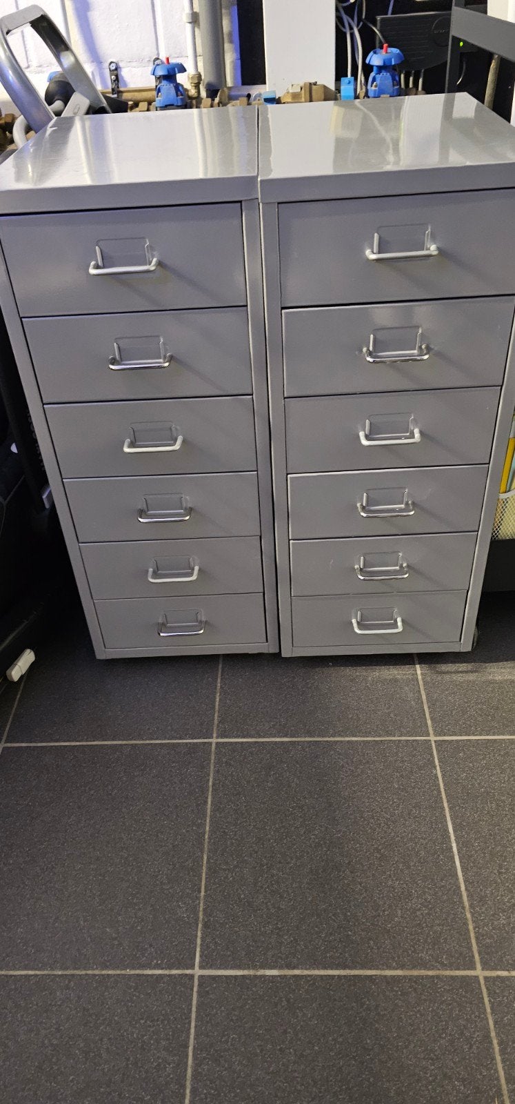 2 tiroirs métalliques Ikea en parfait état., Maison & Meubles, Enlèvement