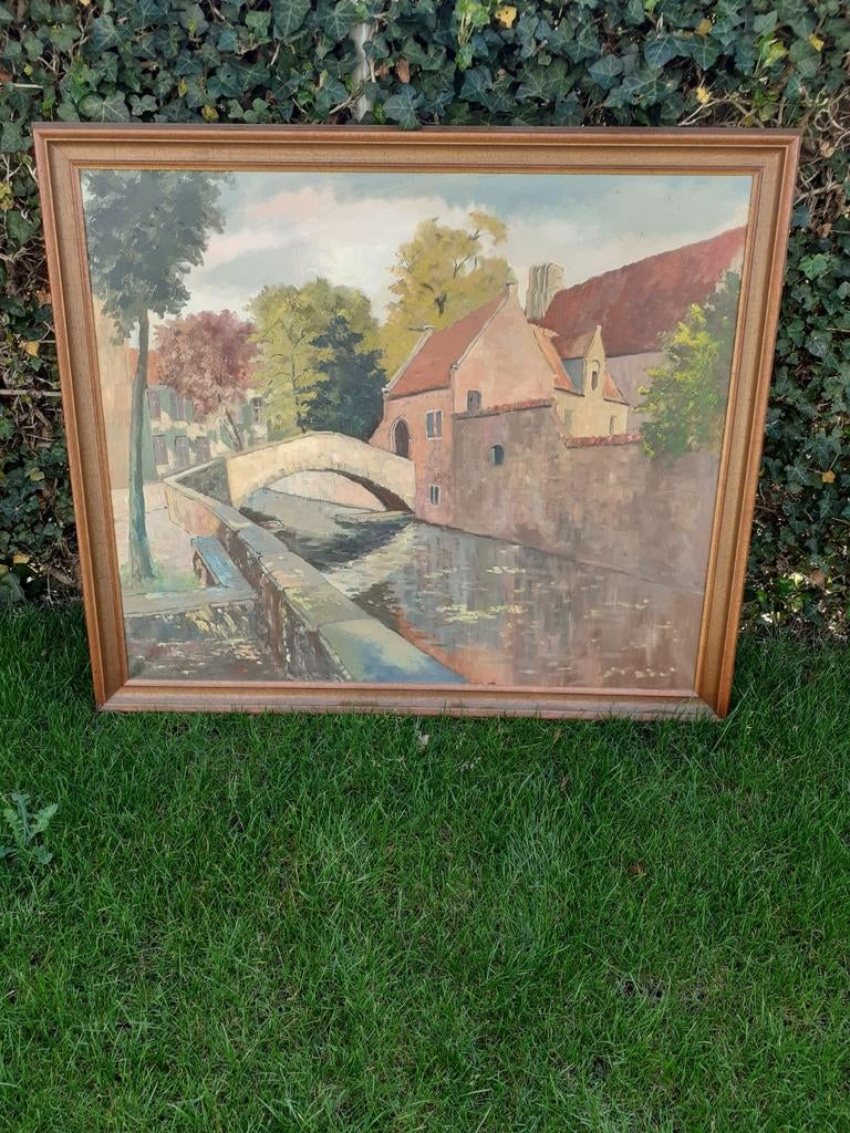 Stilleven brugge., Antiek en Kunst, Ophalen