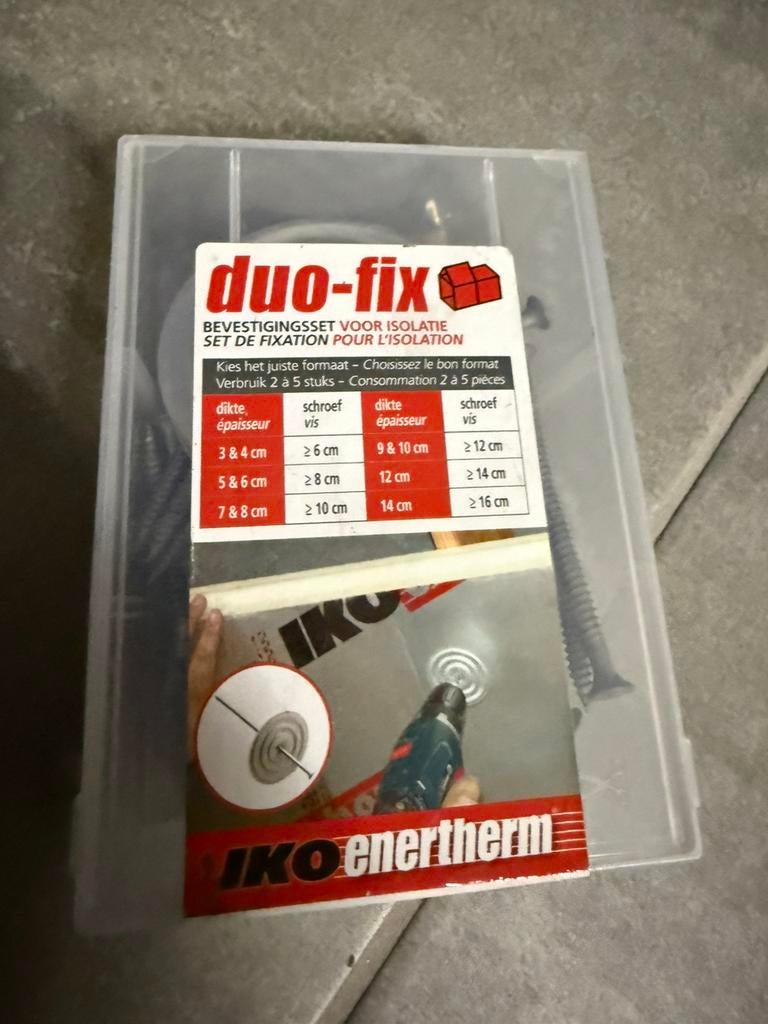 Iko enertherm duo-fix isolatieplug 70/80, Bricolage & Construction, Isolation & Étanchéité, Neuf, 8 à 12 cm, Mousse rigide (PIR)