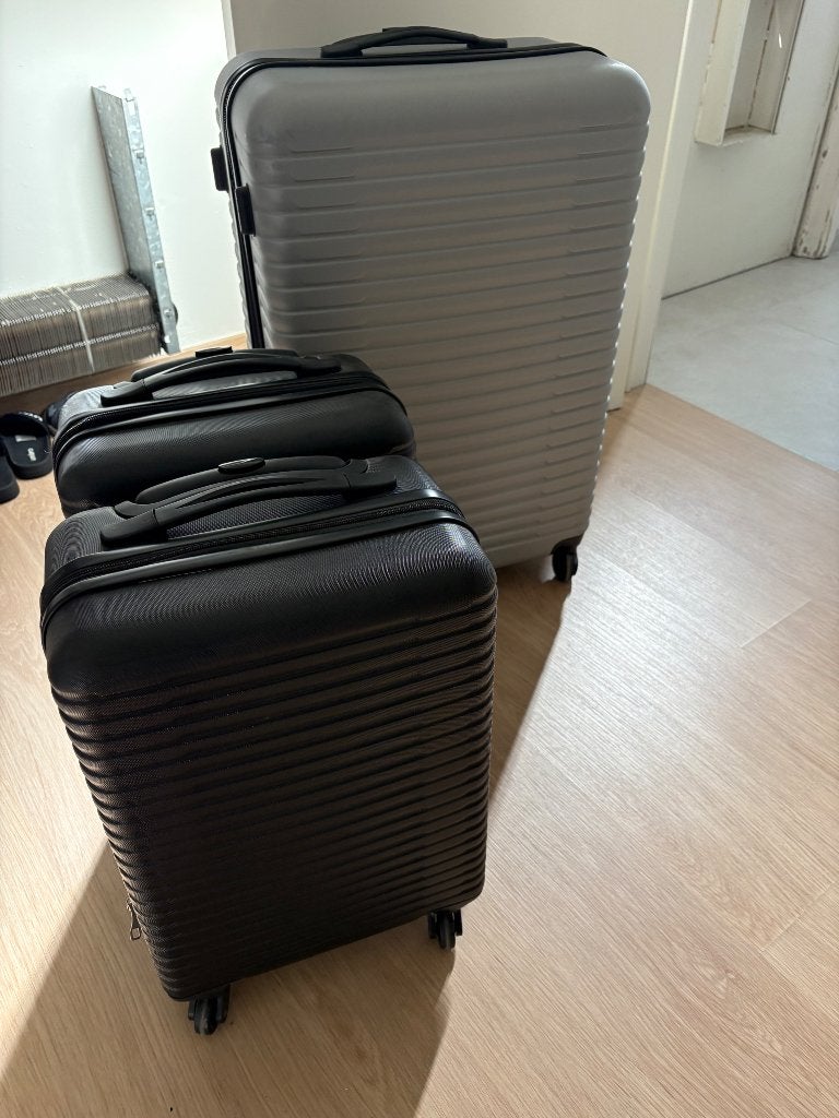 Valise, Plastique dur, Enlèvement, Utilisé, Clé