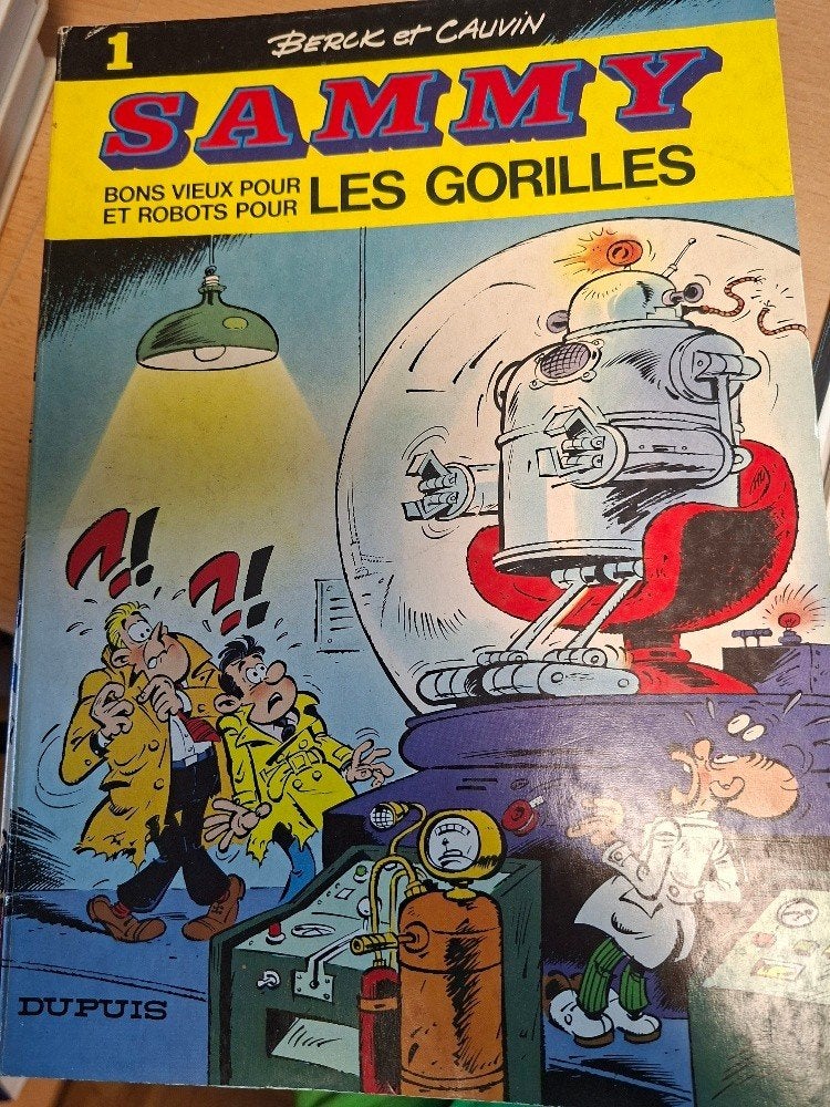 Bons vieux pour les gorilles et robots pour les gorilles, Livres, BD, Une BD, Comme neuf, Enlèvement, Berck / Cauvin