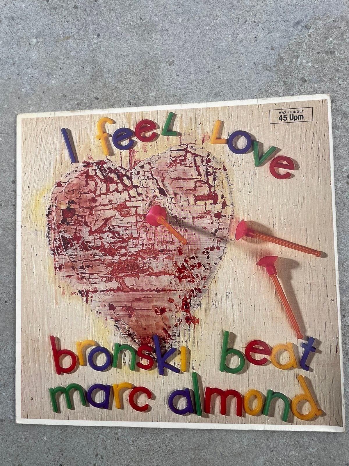 Bronski Beat & Marc Almond — Ik voel liefde — Maxi 45T —1985, Ophalen of Verzenden, 12 inch