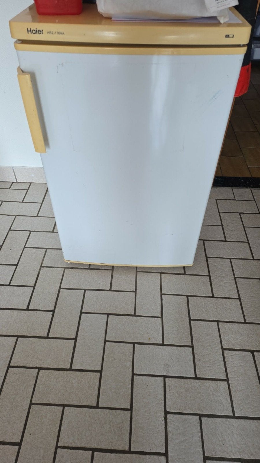 Tafelmodel koolkast 1 schap, Ophalen, Gebruikt, 45 tot 60 cm, Met vriesvak