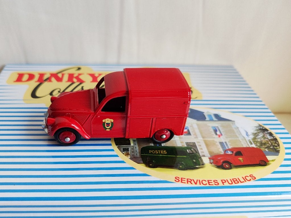 Dinky Atlas: Citroën 2cv "Incendie" _ref. 25D _ très rare !, Enlèvement ou Envoi, Neuf, Voiture, Dinky Toys