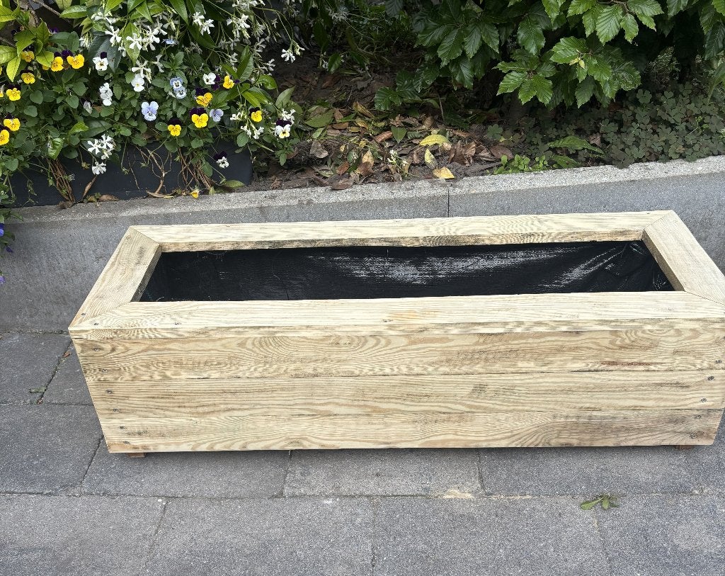 Plantenbak in geïmpregneerd grenen, Ophalen, Nieuw, Balkon, Rijkevorsel