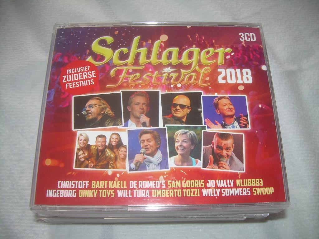 3 CD BOX - SCHLAGERFESTIVAL 2018, Ophalen of Verzenden, Zo goed als nieuw, Nederlandstalig