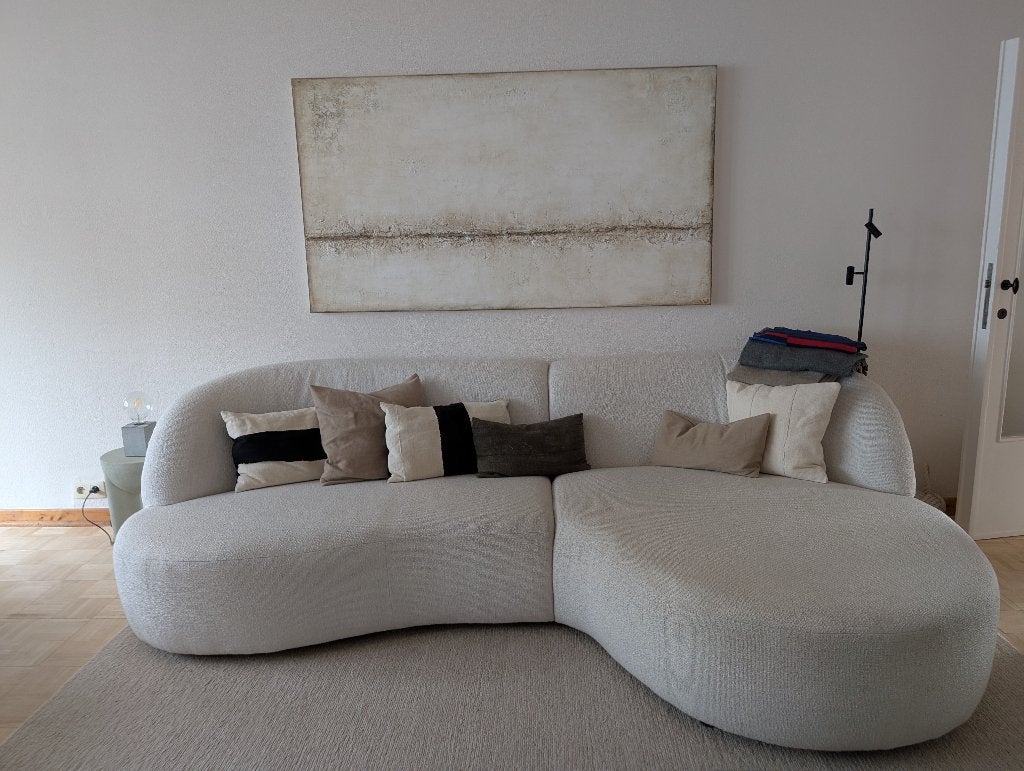 Elegante en comfortabele zetel, 250 tot 300 cm, Modern, elegant, design, Hoekbank, Driepersoons