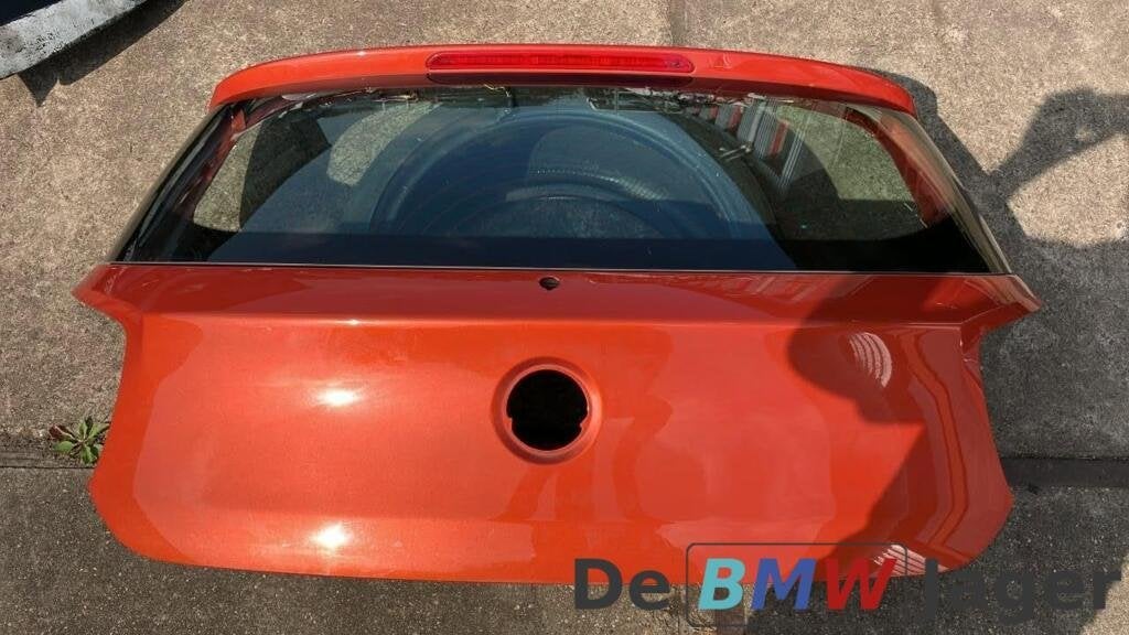 Achterklep oranje BMW 1-serie F20 F21 63257241551, Enlèvement ou Envoi, Haillon arrière, Utilisé, BMW