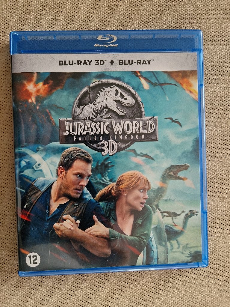 Jurassic World Fallen Kingdom 3D Blu-ray+ Blu-Ray-film, Avontuur, Nederlands, Film, Ophalen of Verzenden