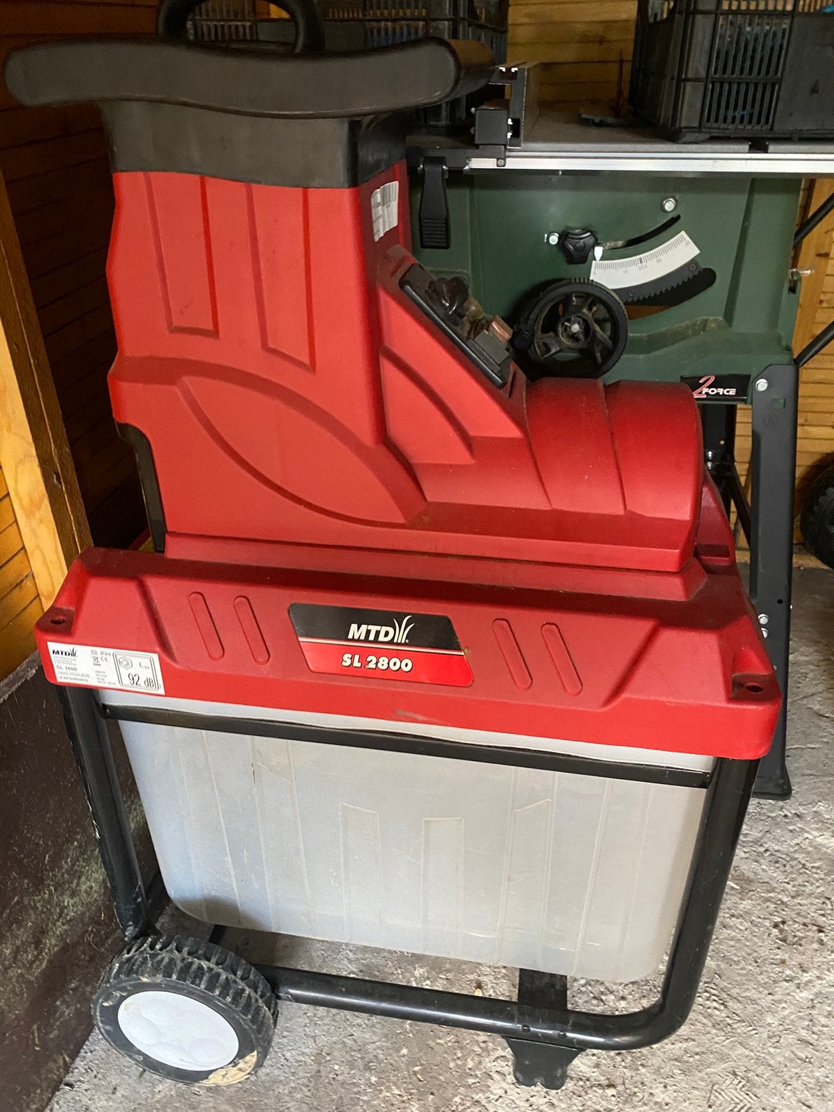 Hakselaar MTD SL2800, Ophalen, Zo goed als nieuw