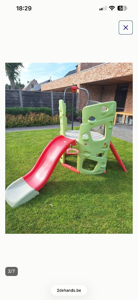 klimtoren Smoby (beschadigd), Kinderen en Baby's, Ophalen, Gebruikt