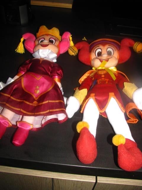 Knuffels Efteling Pardoes en Pardijn, Verzamelen, Efteling, Ophalen, Zo goed als nieuw
