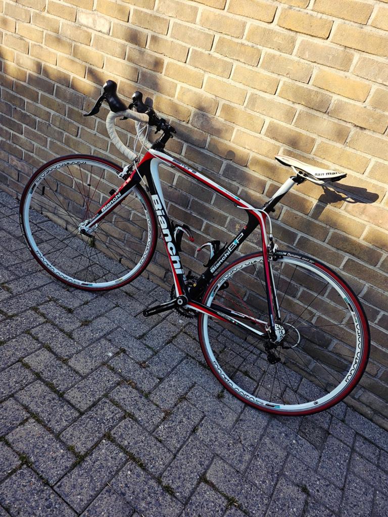Bianchi Sempre Carbon Racefiets – Maat 54 – Shimano 105, Fietsen en Brommers, Ophalen, Carbon