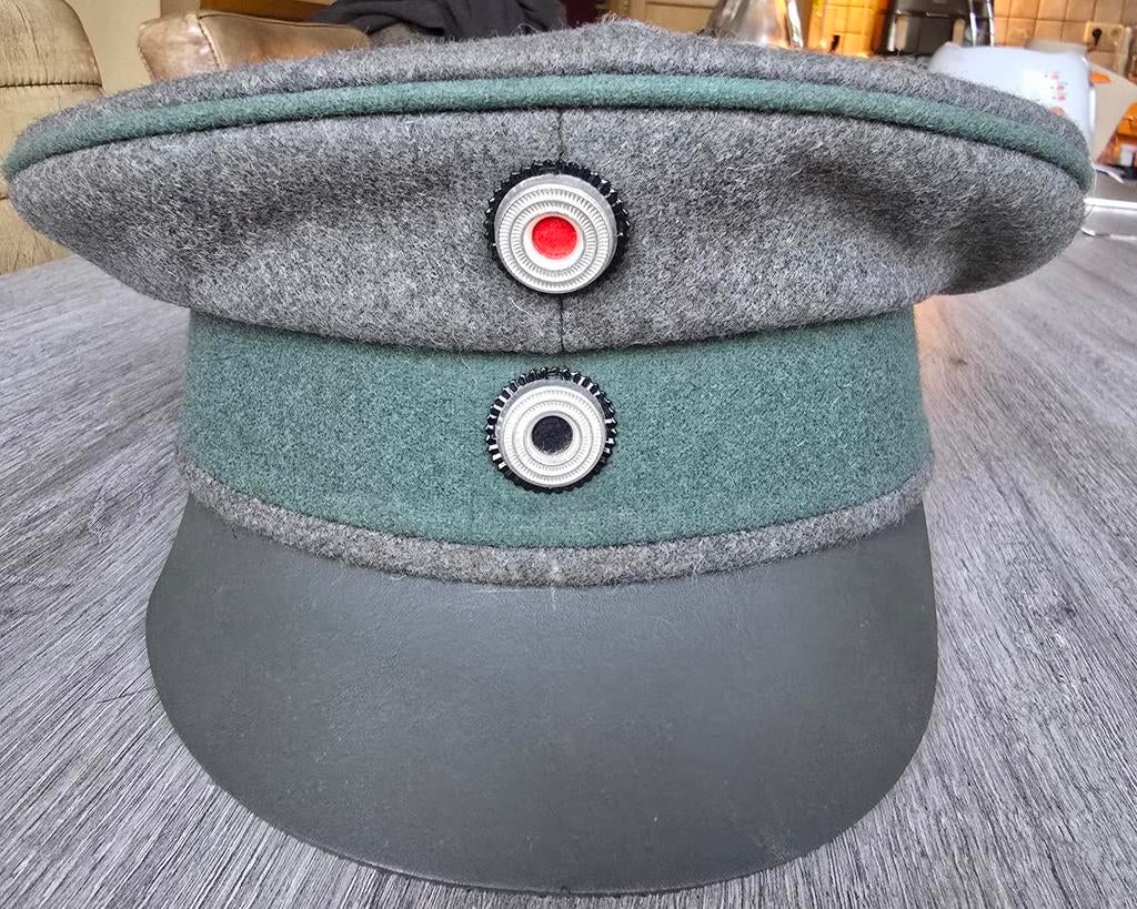 Wo1 replica kepie Duits officier, Ophalen of Verzenden