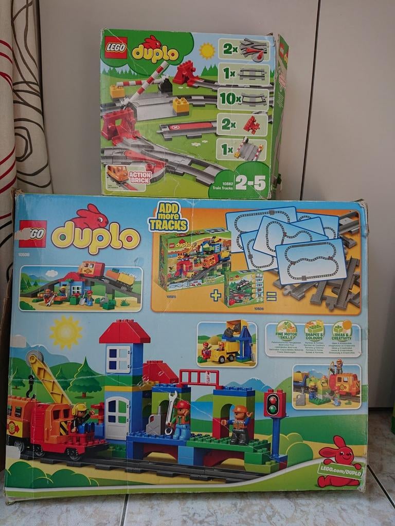 Duplo treinstel, Kinderen en Baby's, Speelgoed | Playmobil, Ophalen, Gebruikt, Complete set