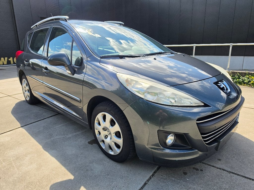 Peugeot 207 SW 1.6i Automaat Airco, Pano + Garantie, Autos, Achat, Entreprise, Noir, Automatique