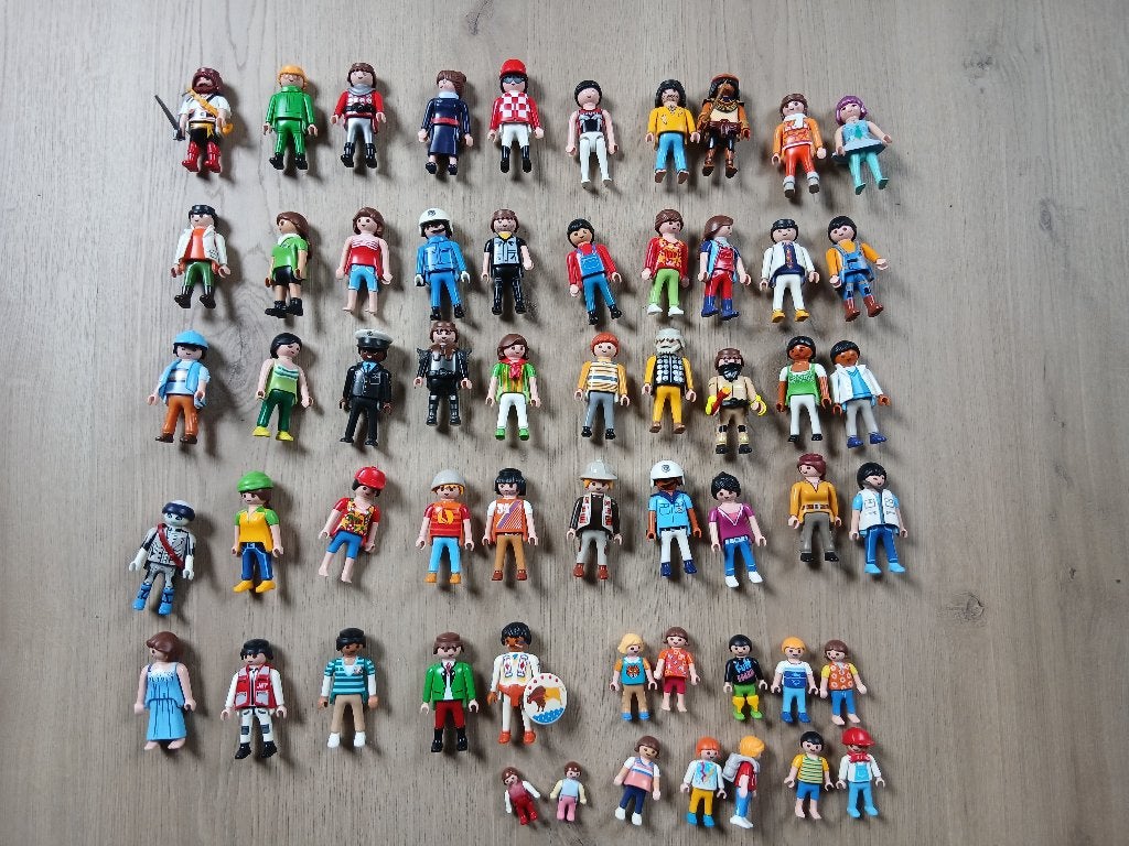 ca. 50 Playmobil mannetjes, Ophalen of Verzenden