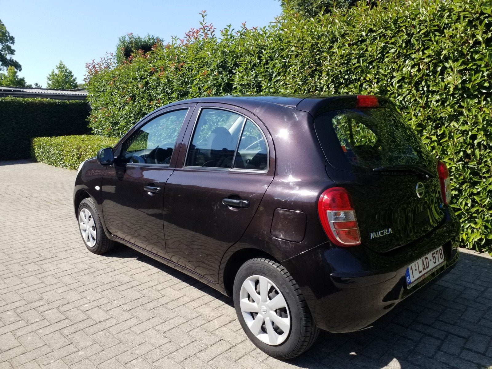 zeer mooie Micra 1.2 met maar 63300 km., Autos, Nissan, Achat, Boîte manuelle, Autres couleurs, Noir