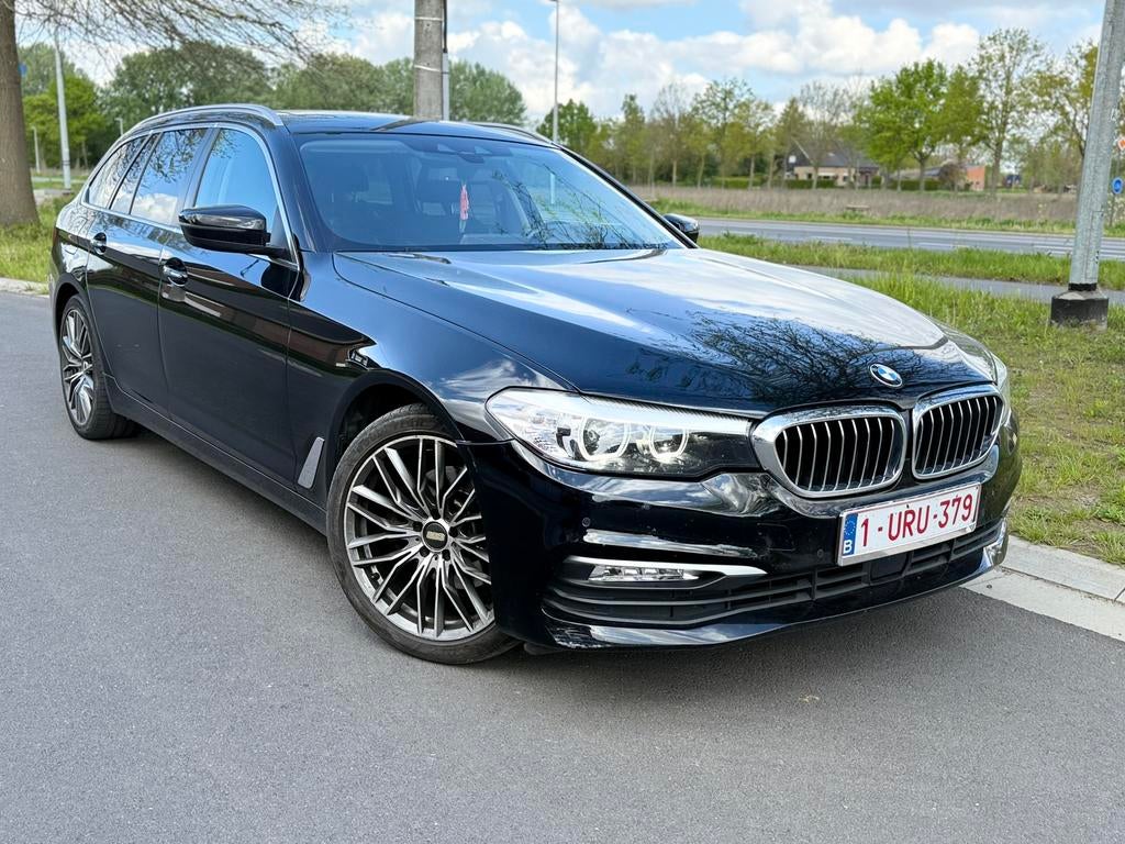 Bmw 520d g31, Auto's, BMW, Automaat, Zwart, Leder, 5 deurs