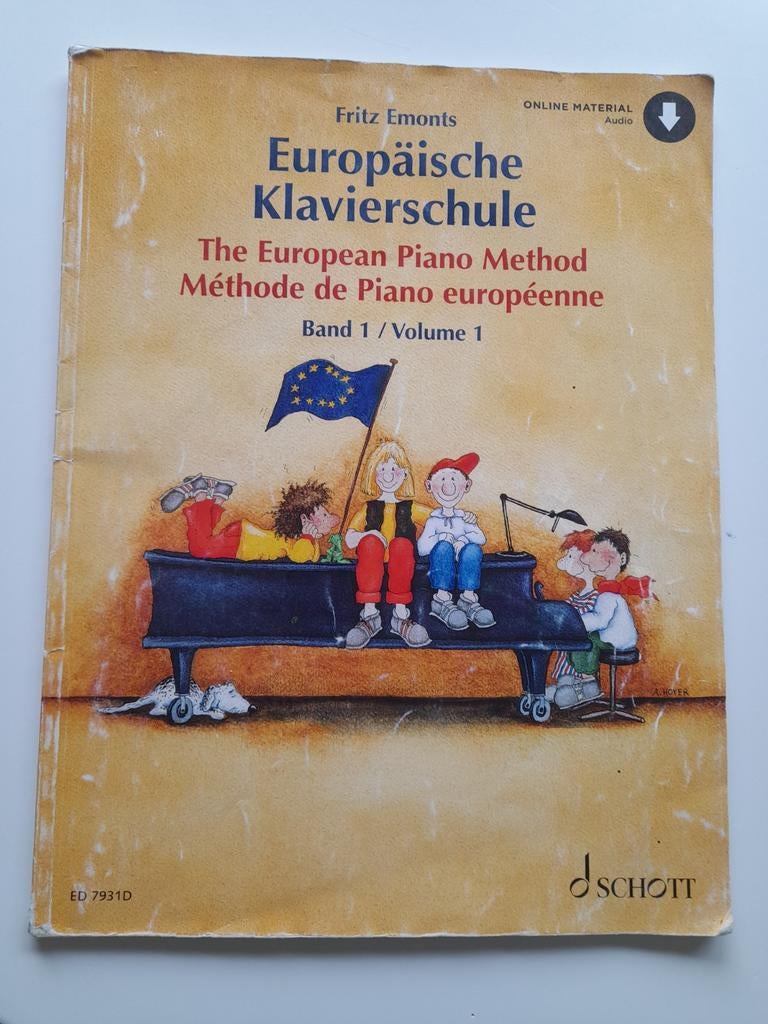 Europäische Klavierschule /The European Piano Method Band 1, Boeken, Muziek, Instrument, Fritz  Emonts, Ophalen, Gelezen