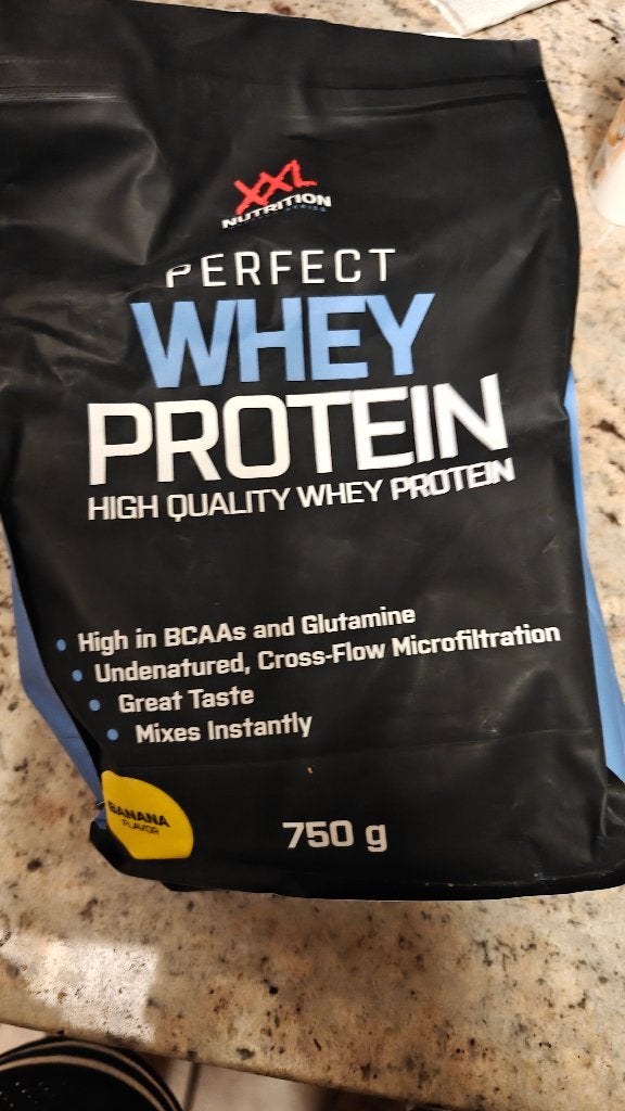 Perfect Whey Protein XXL Nutrition Banaan (750g), Ophalen of Verzenden, Zo goed als nieuw, Poeder of Drank