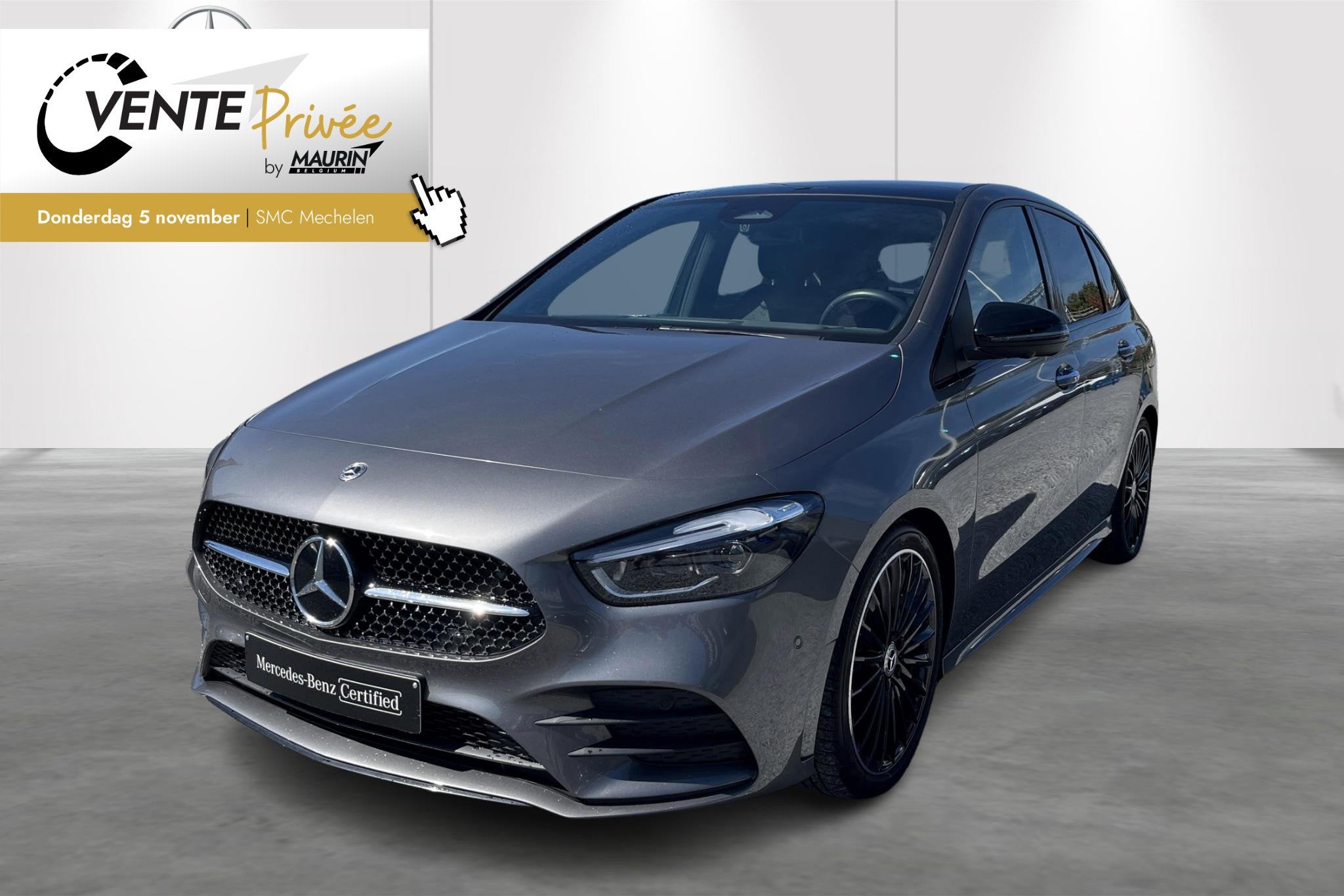 Mercedes-Benz B-Klasse B 200 AMG Line (automatique), Autos, Euro 6, Entreprise, Noir, 5 places