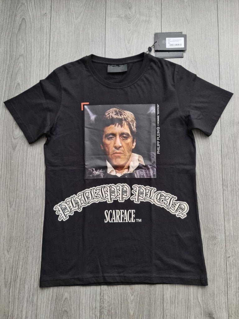 100% ORIGINEEL Philipp Plein "Scarface" T-shirt maat L, Neuf, Enlèvement ou Envoi, Taille 52/54 (L), Philipp Plein
