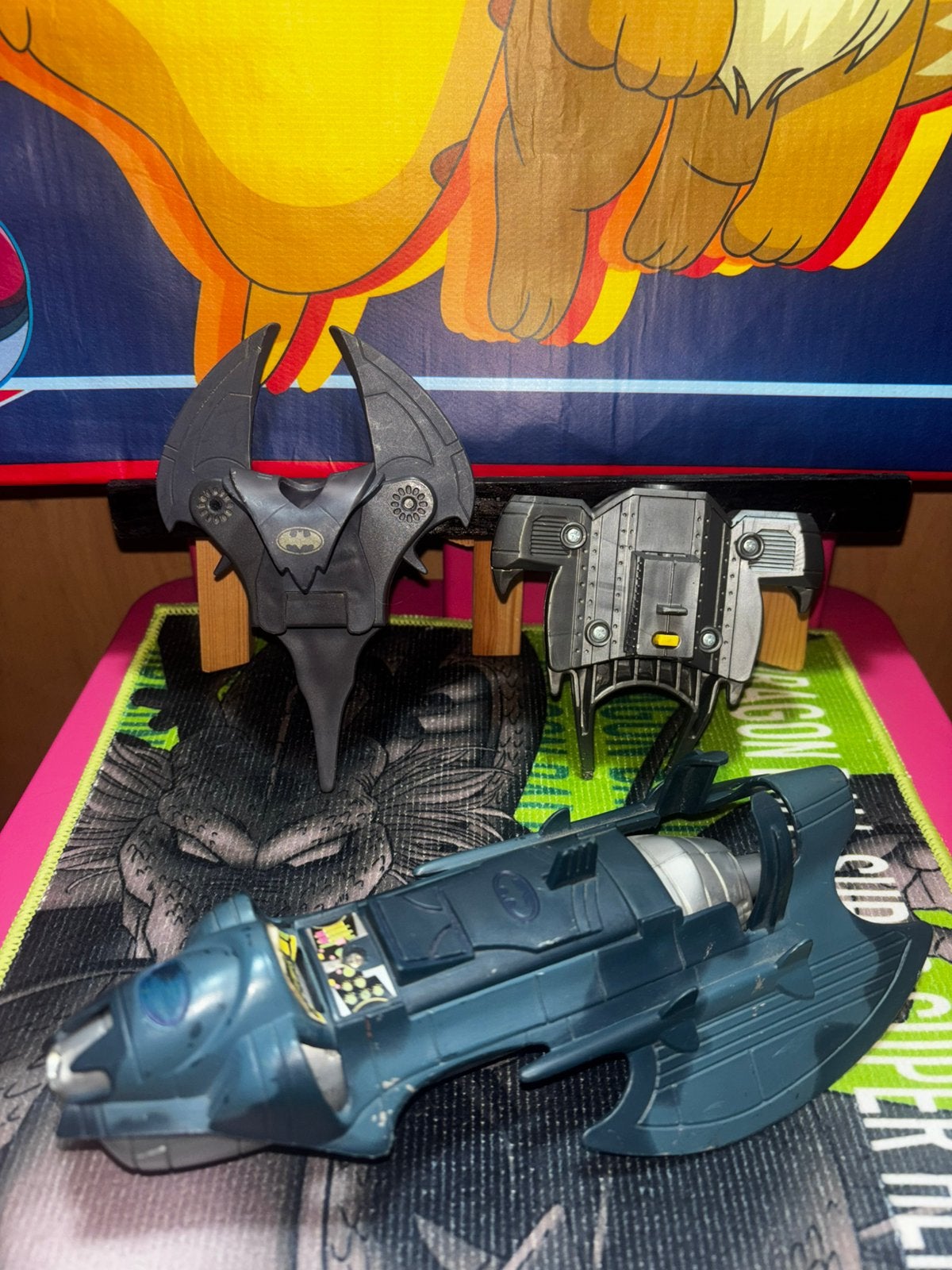 Lot accessoires Batman vintage, Collections, Enlèvement ou Envoi, Utilisé
