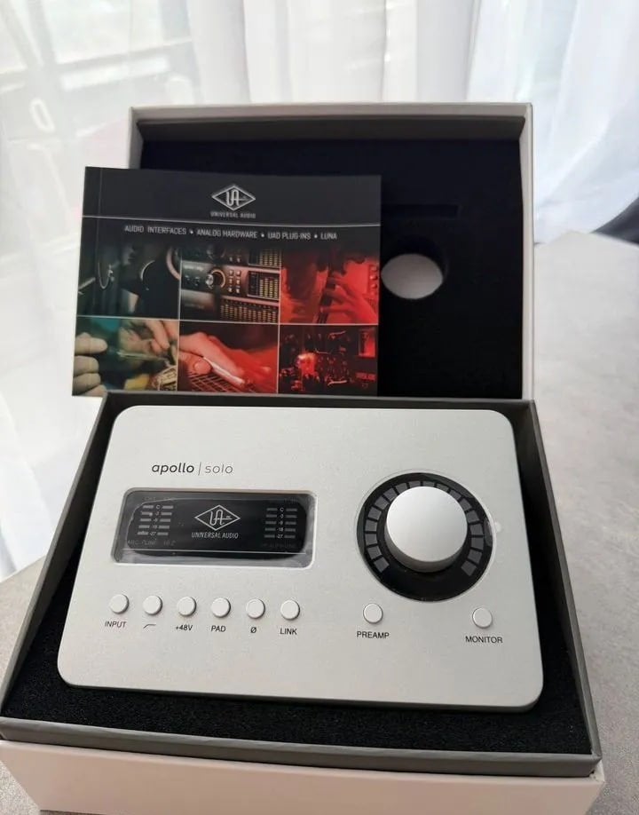 Universal Audio Apollo Solo USB Heritage Edition, Audio, Tv en Foto, Ophalen of Verzenden, Zo goed als nieuw, Audio