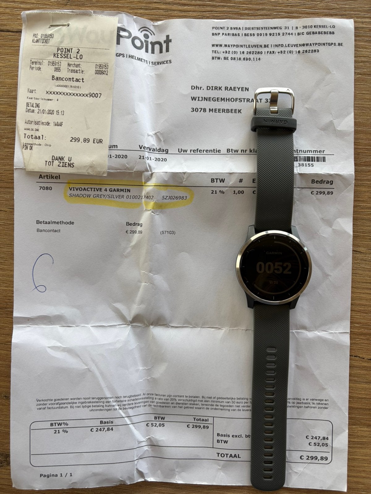 Vivoactive 4 Garmin, Enlèvement ou Envoi, Utilisé