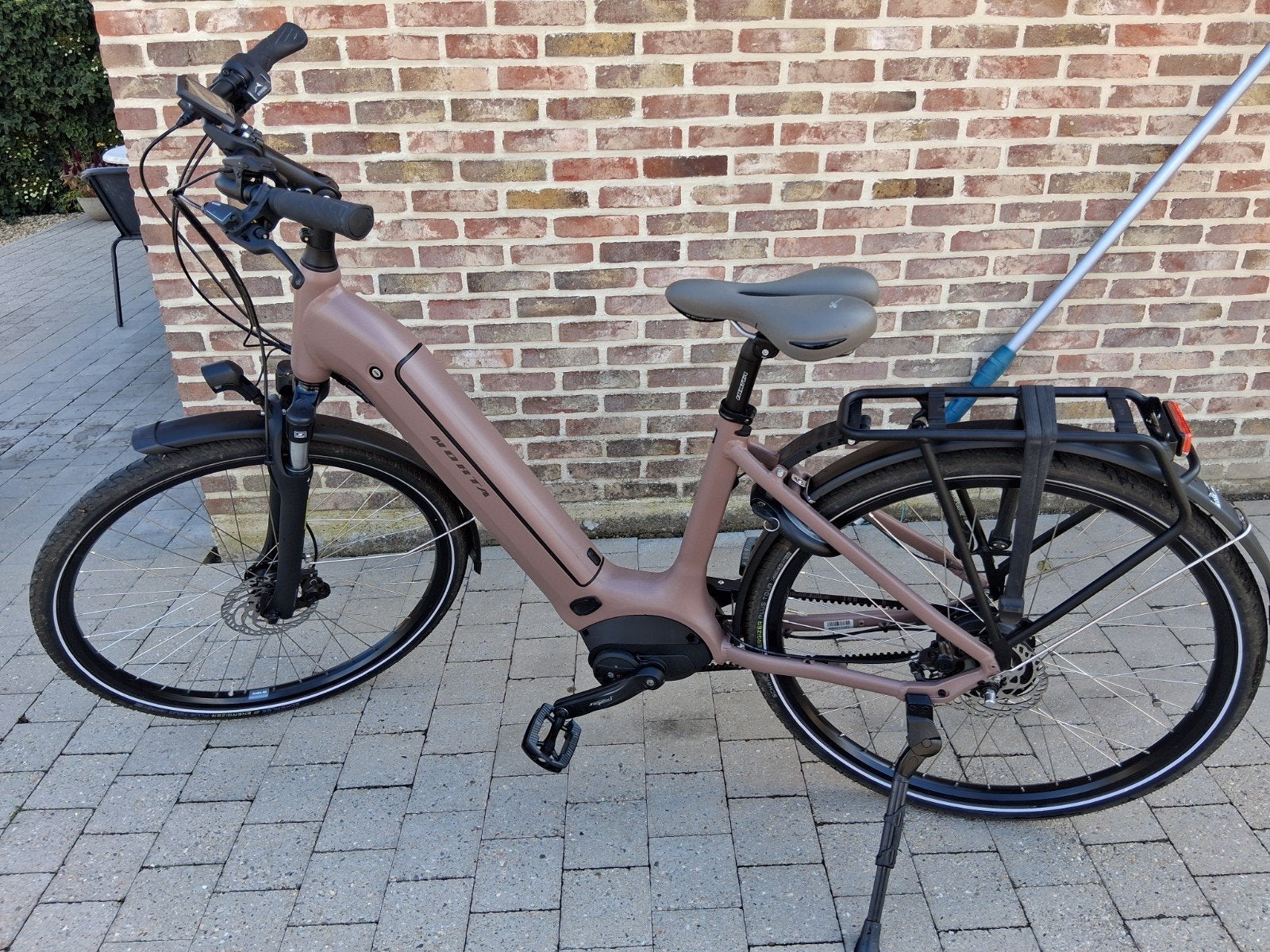 electrische dames fiets norta, 47 tot 51 cm, Ophalen, Zo goed als nieuw, 50 km per accu of meer