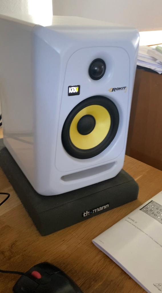 KRK Rokit 5 G3 (2x), Audio, Tv en Foto, Luidsprekerboxen, Ophalen of Verzenden, Gebruikt, Front, Rear of Stereo speakers