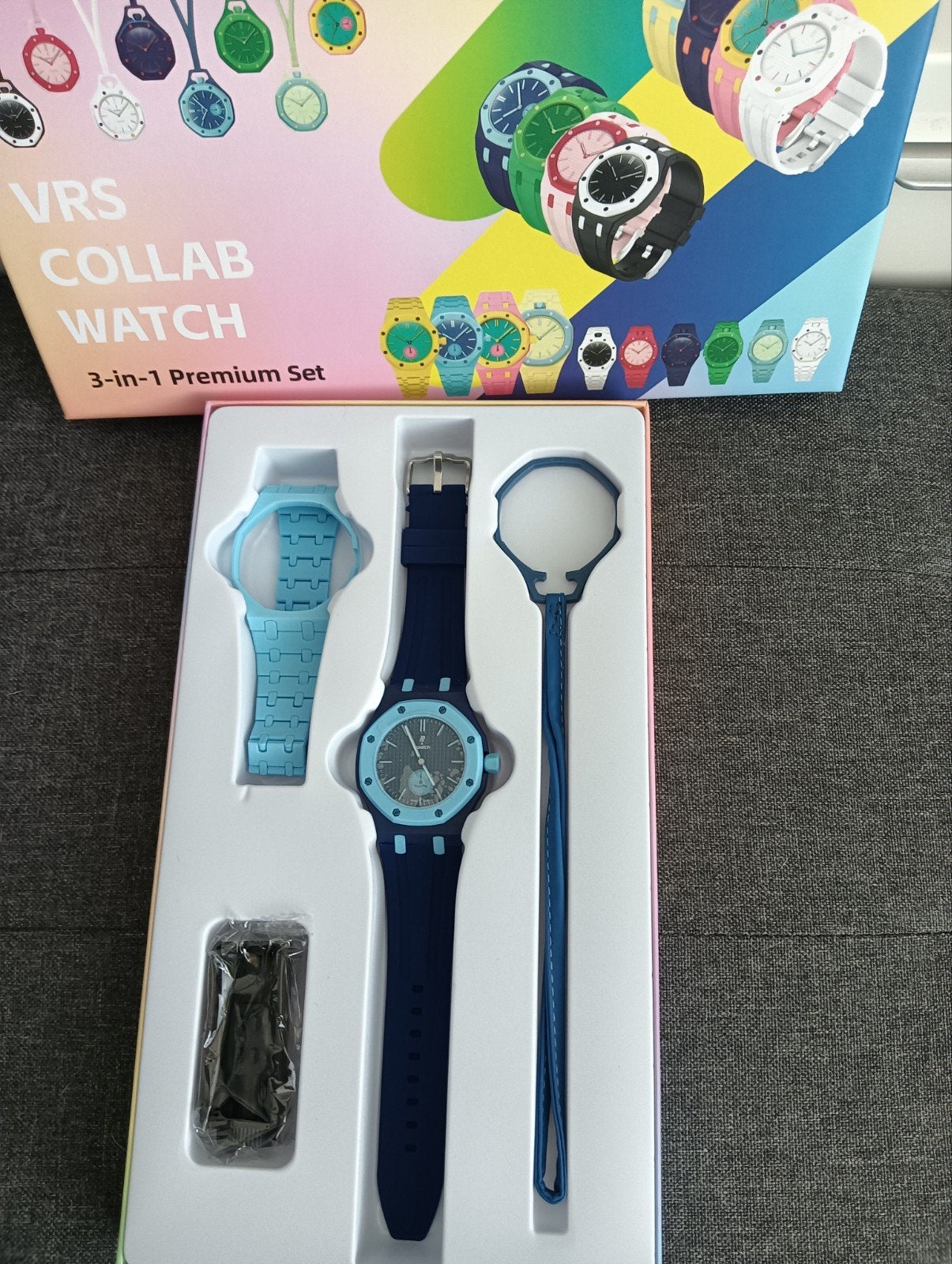 Swatch AP Royal Pop set met logo, Ophalen of Verzenden