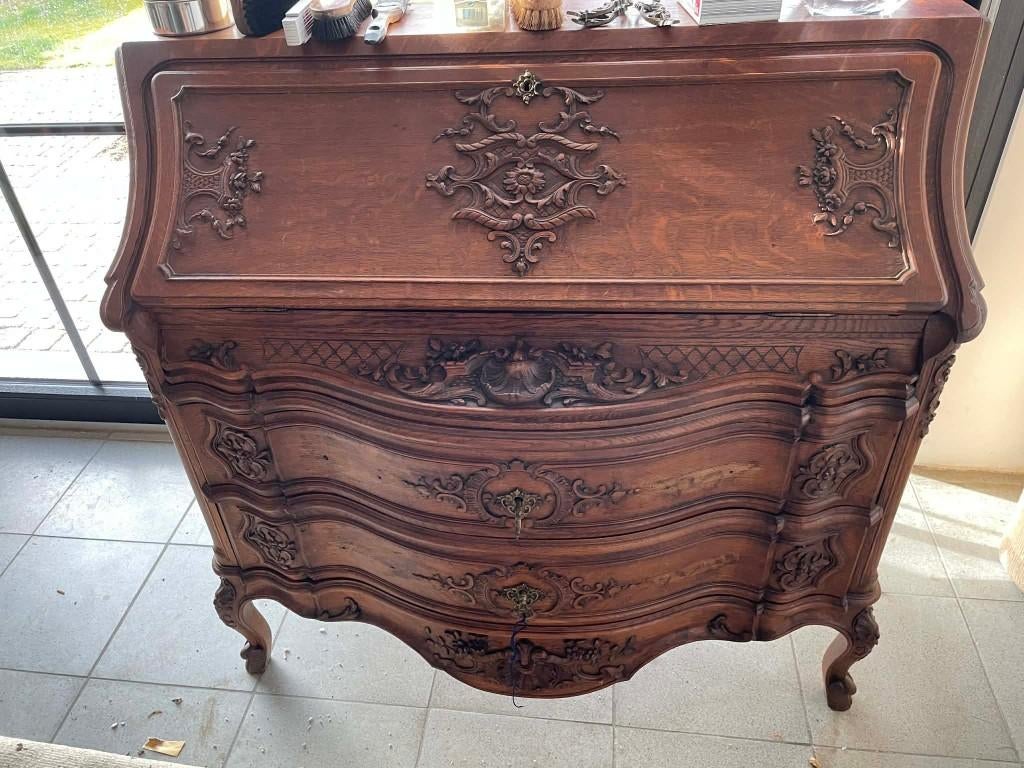 Luikse secretaire, mooi meubel ,zie omschrijving., Ophalen