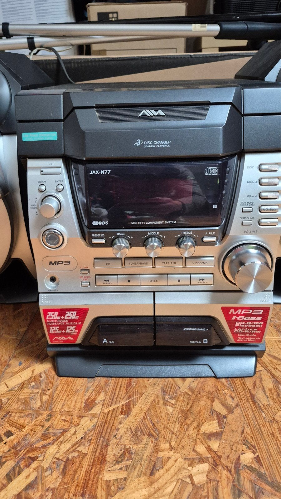 Chaine hifi Aiwa (lecteur cd hs), Audio, Tv en Foto, Stereoketens, Ophalen, Cd-speler