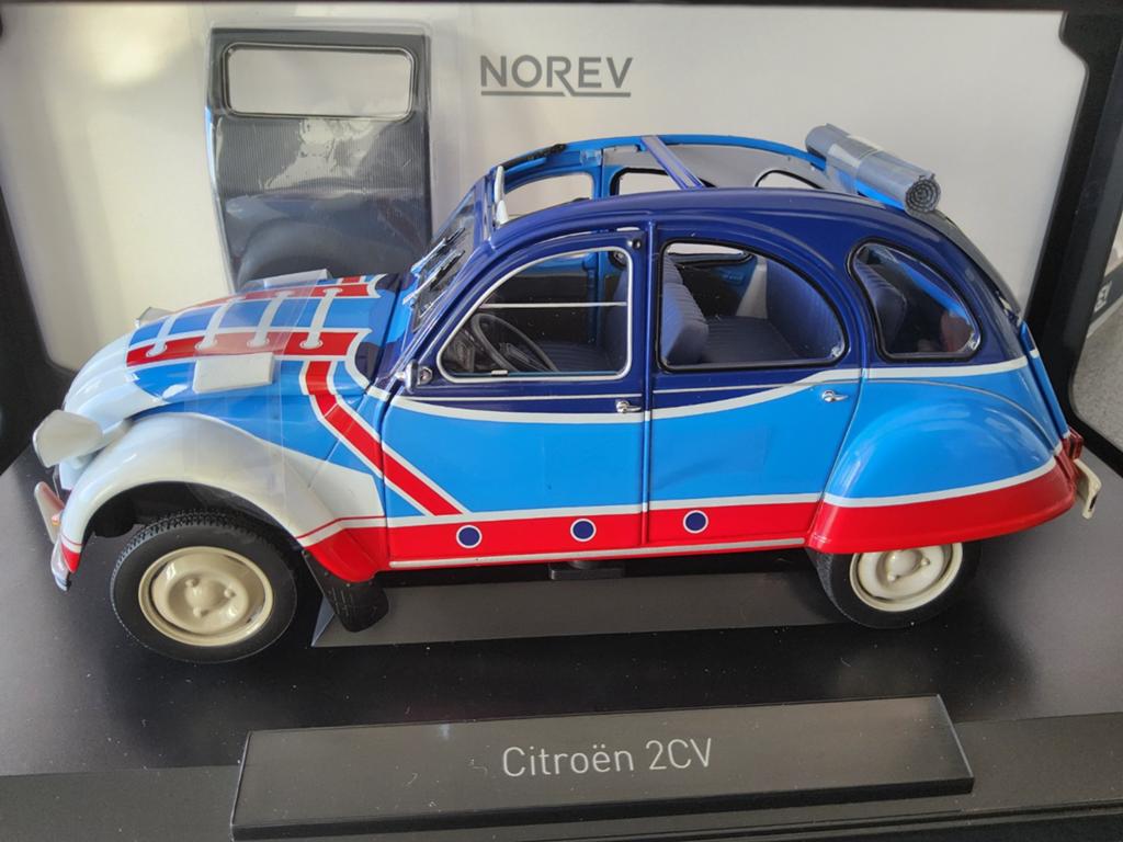 Citroën 2CV Basket., Hobby & Loisirs créatifs, Voitures miniatures | 1:18, Enlèvement ou Envoi, Norev