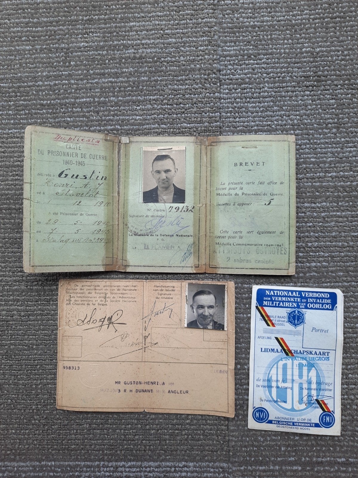ensemble de documents du vétéran ABBL, Collections, Enlèvement ou Envoi, Armée de terre, Autres types