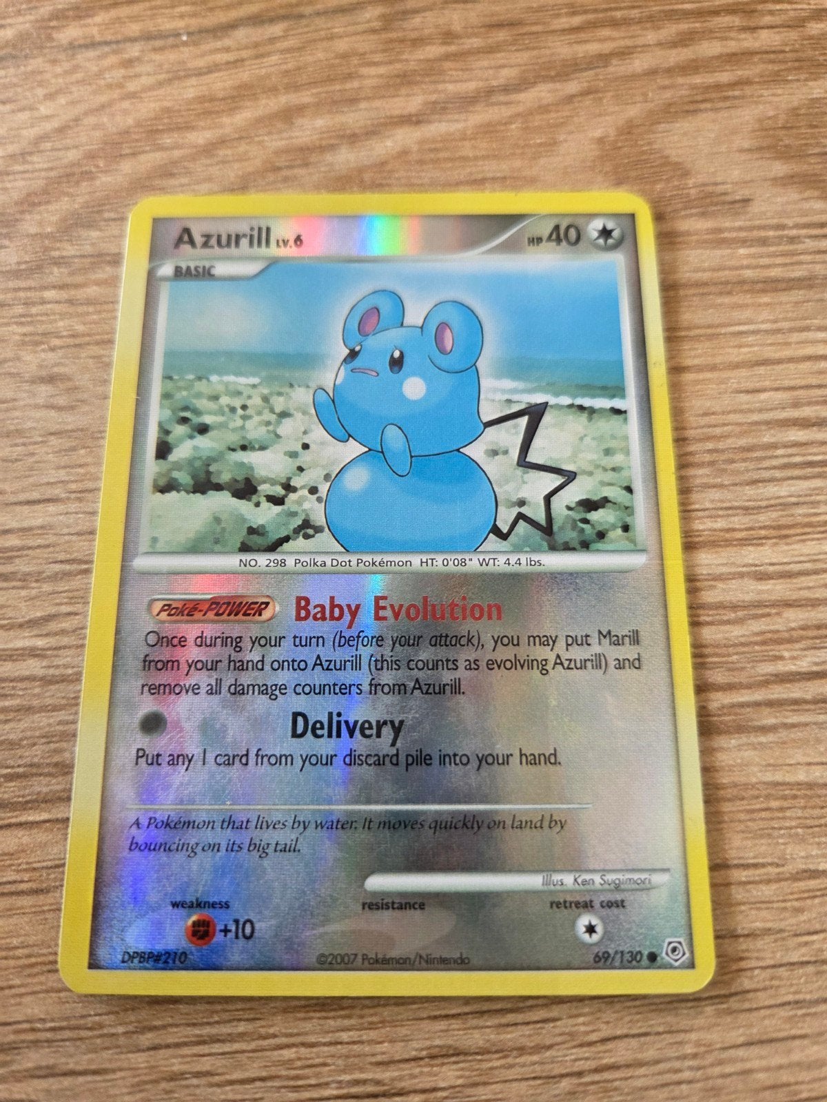 Azurill reverse holo 69/130, Ophalen of Verzenden