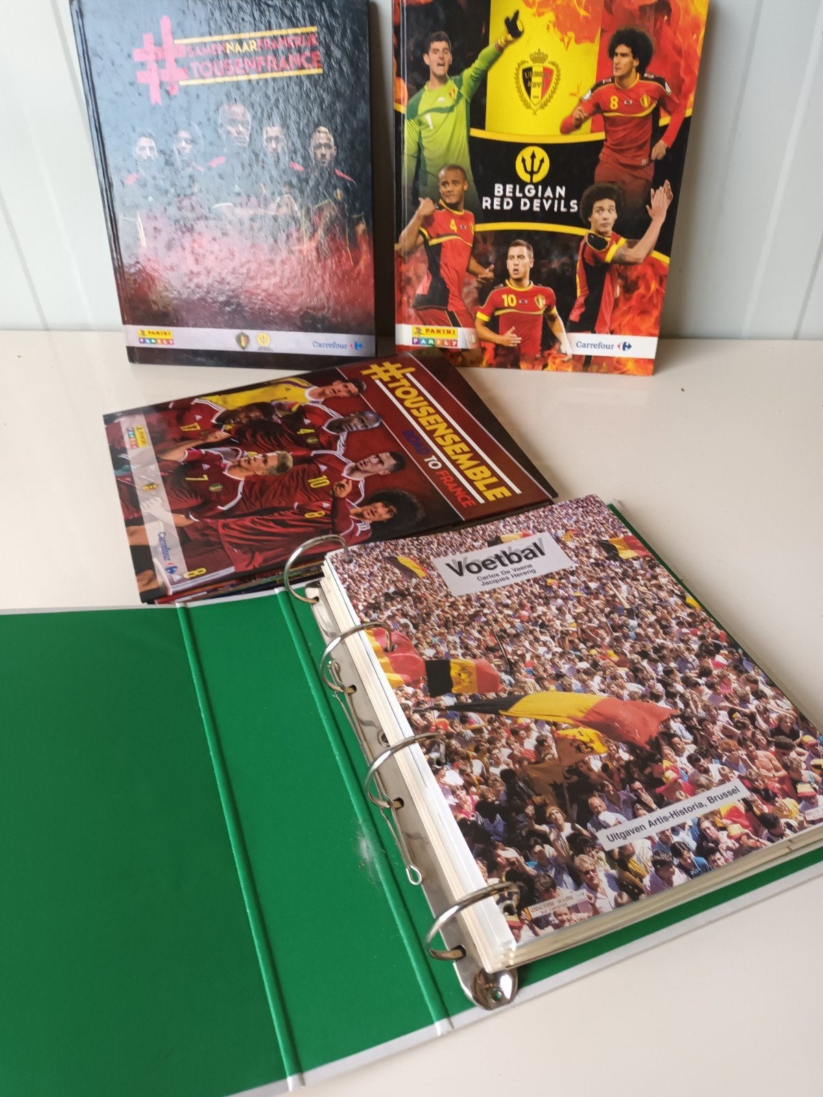 Lot Belgisch Voetbal: Panini Carrefour Rode Duivels & Artis-, Enlèvement ou Envoi, ###, ##€, ###