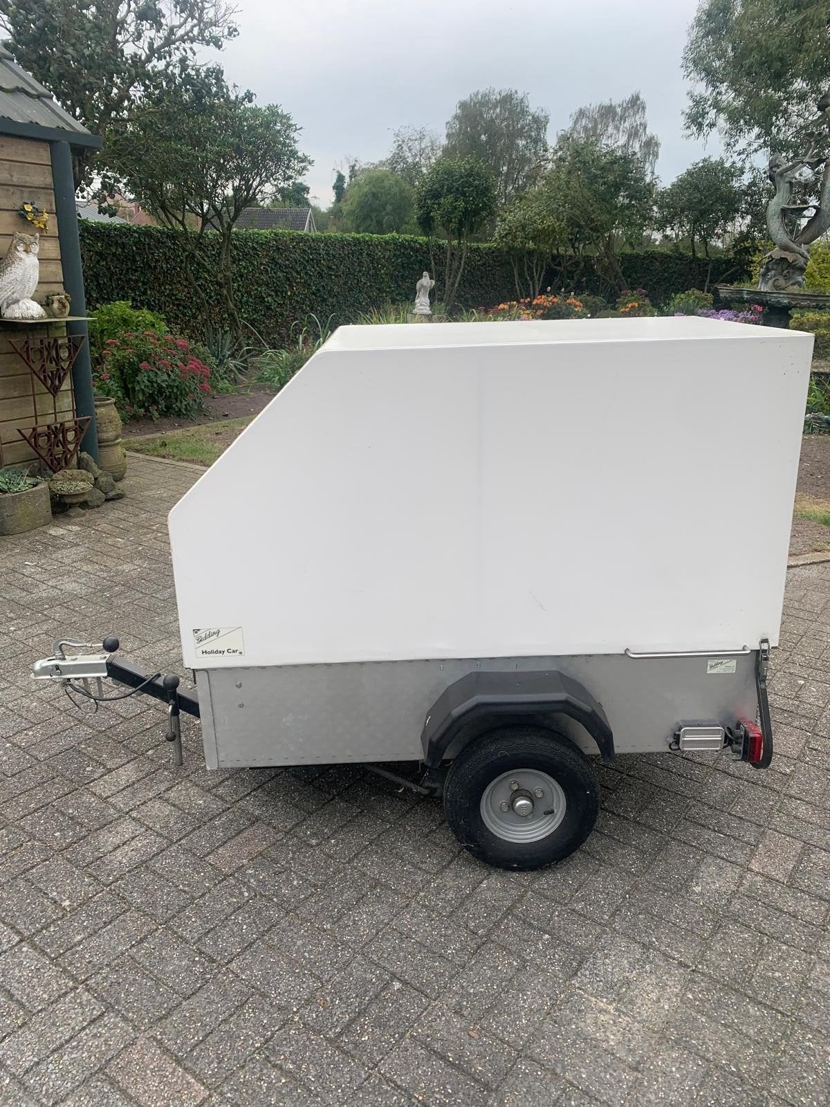 kleine gesloten aanhangwagen, Enlèvement