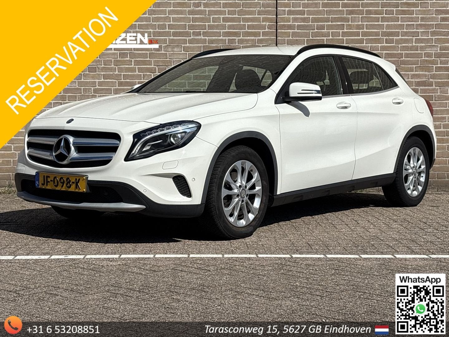 Mercedes-Benz GLA 180 Ambition | Leder | Airco | Cruise | Na, Auto's, Wit, Handgeschakeld, 133 g/km, SUV of Terreinwagen