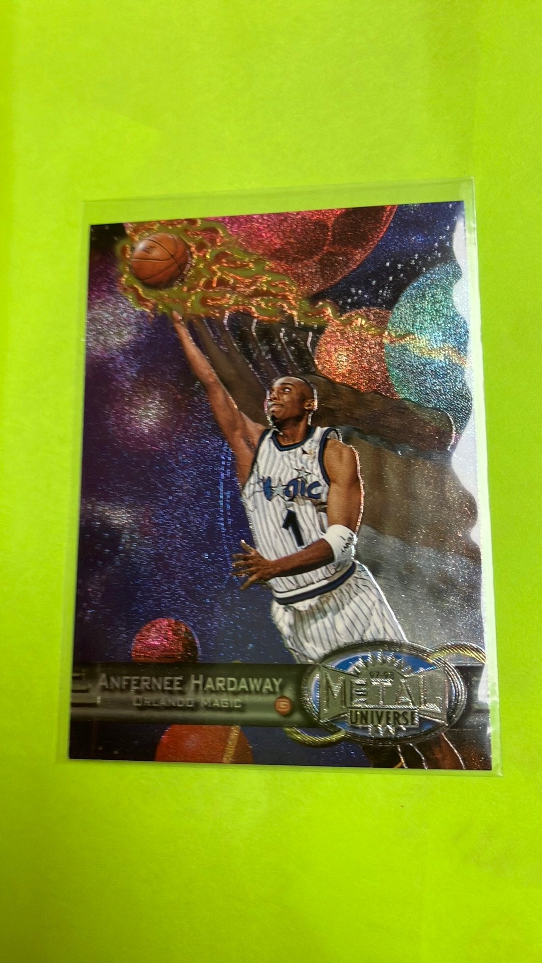 97-98 Metal Universe Penny Hardaway #45, Enlèvement ou Envoi, Neuf, Image