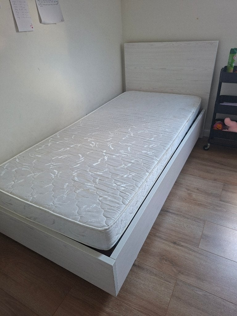 Eenpersoonsbed inclusief lattenbodem, 85 tot 100 cm, Gebruikt, 160 tot 180 cm, Ophalen