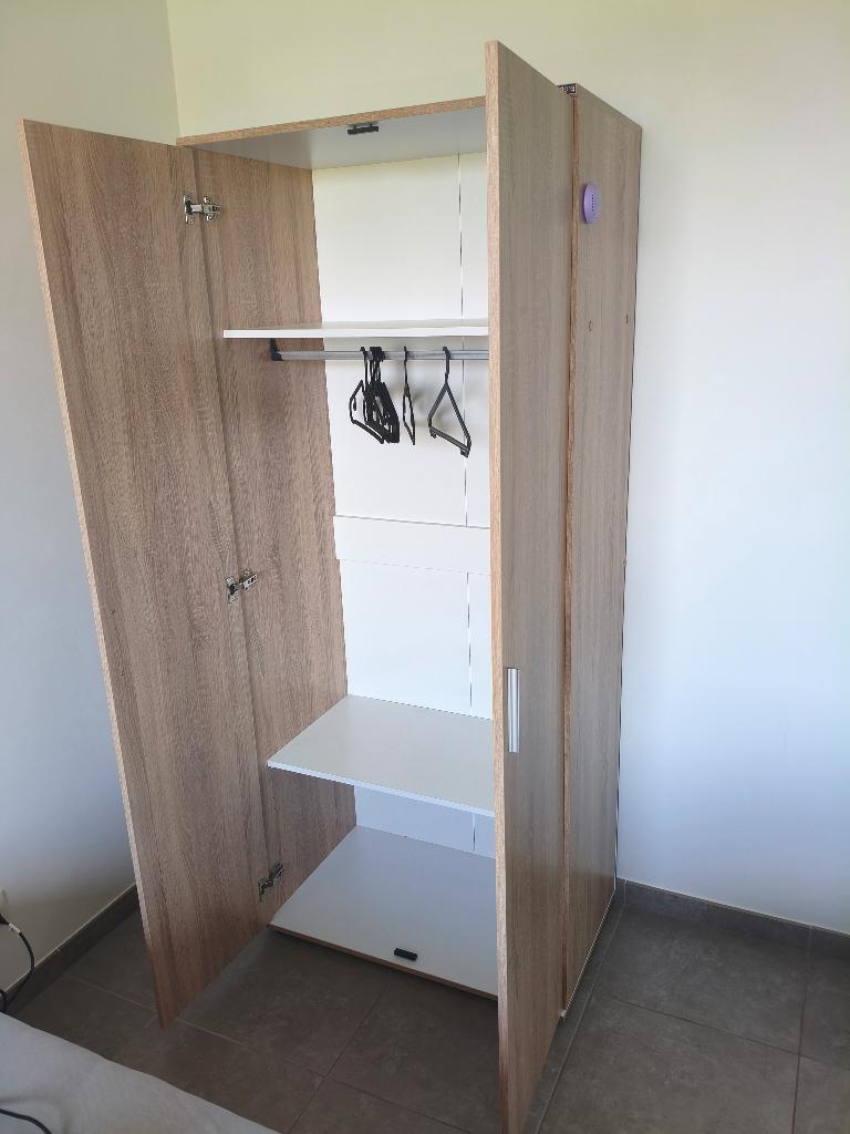 1.8 meter hoog Kasten, Ophalen, Met deur(en), 50 tot 100 cm, Zo goed als nieuw