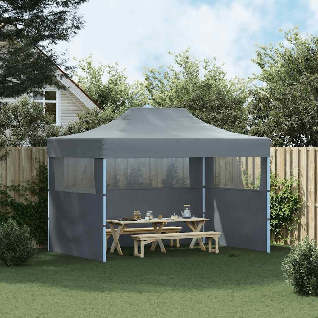 partytent 3x4 antraciet vouwtent met 3 wanden, Ophalen, Gebruikt, Partytent, Opvouwbaar