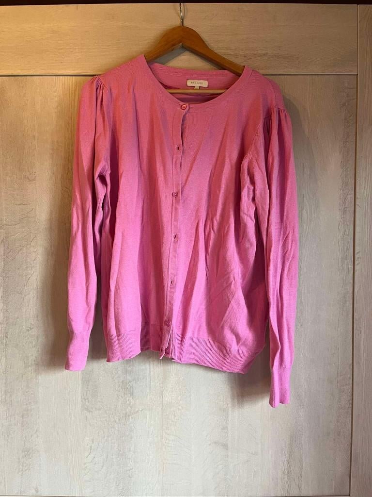 gilet roze bel bo 3xl 48, Kleding | Dames, Grote Maten, Bel bo, Trui of Vest, Ophalen of Verzenden, Roze