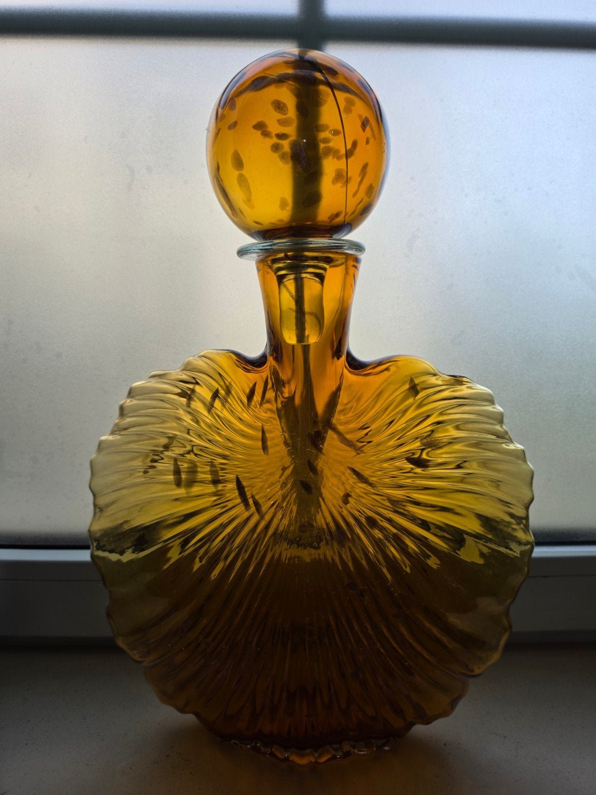 mondgeblazen grote fles, Antiek en Kunst, Ophalen
