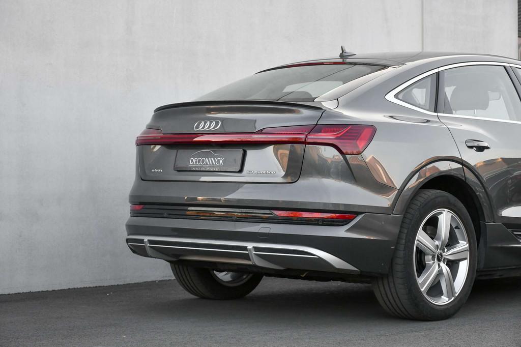 Audi e-tron *QUATTRO*SPORTBACK*S-LINE*MEMORY*360 CAM*LEDER*, Autos, Cuir, Argent ou Gris, Alarme, Euro 6
