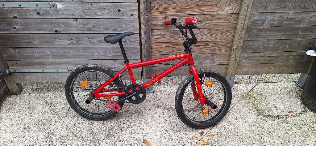 BMX 20", Ophalen, Gebruikt, Staal, Velgrem